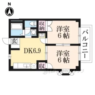 アーバンCITY21【1階】の間取り