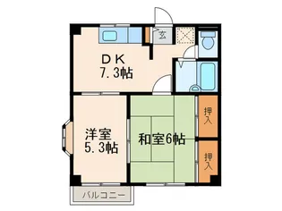 メゾンド リックス【3階】の間取り