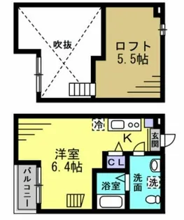 ラヴェリテ検見川【2階】の間取り