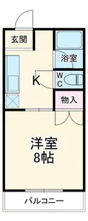 キャッスル御前谷【2階】の間取り
