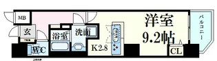 ラルウェンディ縮景園前ウエスト【6階】の間取り