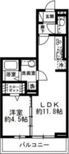 グラーティア相模原【3階】の間取り