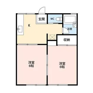 コーポラスエイト【2階】の間取り