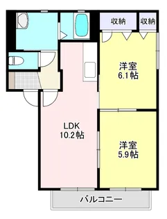 ルミエールI【1階】の間取り