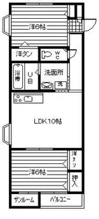 グランシティ【5階】の間取り