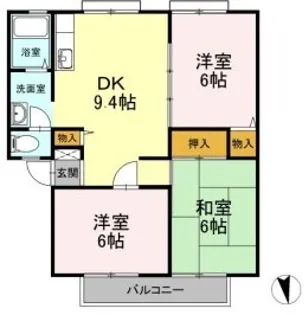 サンビレッジ児島 G【2階】の間取り
