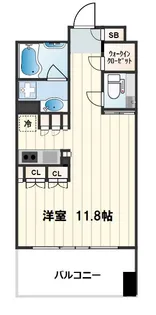 ガリレイ新町【4階】の間取り