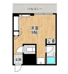 サンライズ枚方【1階】の間取り