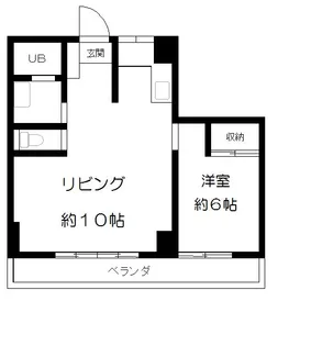 西新宿マンション【2階】の間取り