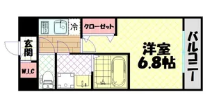 レジュールアッシュTAISHO LEGANT【3階】の間取り