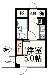 パークハウス南大沢【3階】の間取り