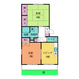 ドミール105【1階】の間取り