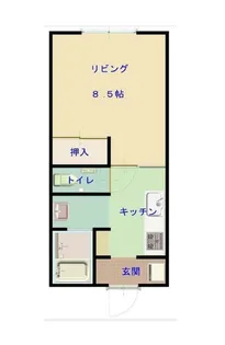 メゾン・ラ・フォンテーヌ【2階】の間取り