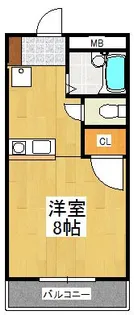 レジデンスT【2階】の間取り