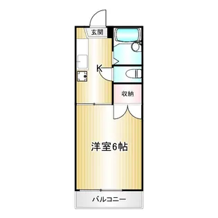 ドエルさぎのみや【2階】の間取り