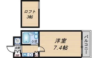 コートアケイシア【1階】の間取り