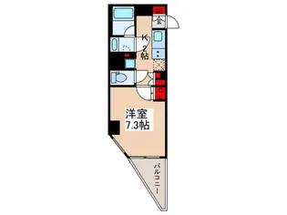 シーズンフラッツ浅草【3階】の間取り
