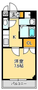 プロニティK【2階】の間取り