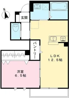 ソレイユ・ル・バン清水A【1階】の間取り