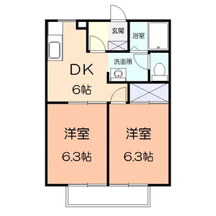 シドニーB【1階】の間取り