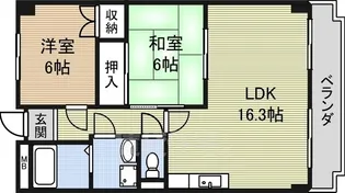 センチュリーハウス1【2階】の間取り