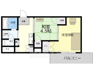 アローンズ大阪【2階】の間取り