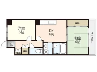 光町ハイム【4階】の間取り