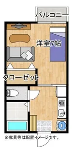 グレースA【2階】の間取り