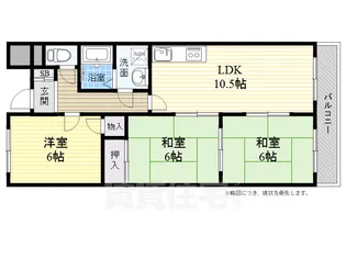 エスタシオンドパス【2階】の間取り