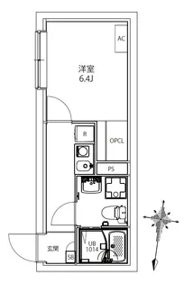 MAXIV CITY南品川【2階】の間取り