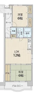 メルローズマンション【4階】の間取り