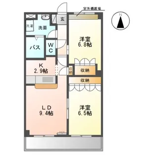 ミルトハウゼ【2階】の間取り