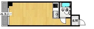 サンライズ小林【8階】の間取り
