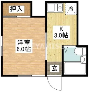 サンライズ・マリノ【2階】の間取り