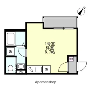 ベイルーム長津田アサンテ【3階】の間取り