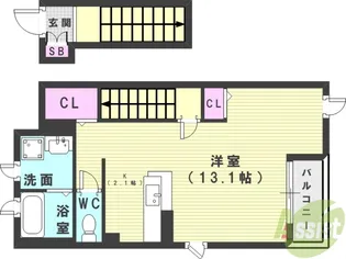 グラン・シャリオ住吉【2階】の間取り