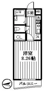 ロイヤルコート氷川台【1階】の間取り