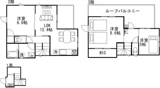 アンシャンテ【2階】の間取り