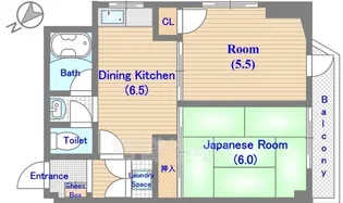町田第二ファミール【4階】の間取り