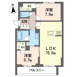 ベレオ東小金井【3階】の間取り