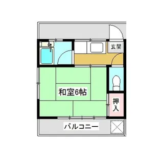 藤コーポ【1階】の間取り