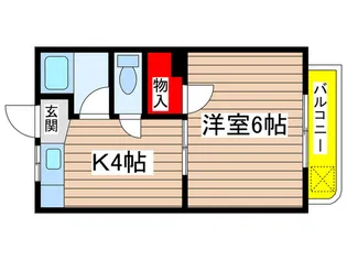 七福コーポ【2階】の間取り