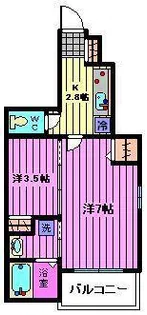 フレール与野本町参番館【1階】の間取り