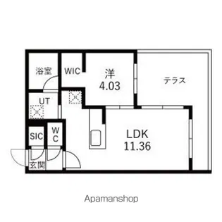 仮)平岸4ー9MS A棟【1階】の間取り