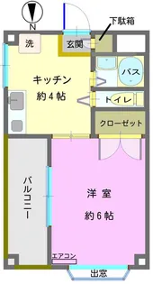 サウザントハウスII【1階】の間取り