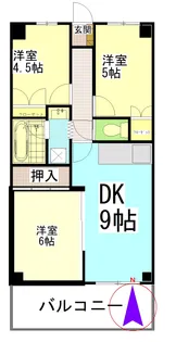 ファミールプラザ上大岡【1階】の間取り