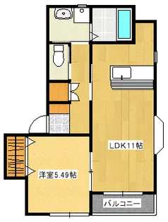らんどふぁ~む【1階】の間取り