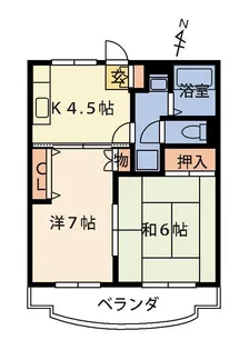 エンシェントハイツ【3階】の間取り