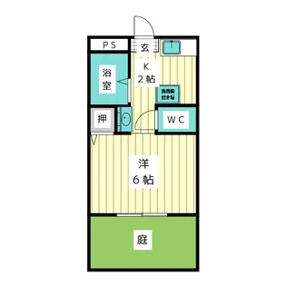 ジュネス社ヶ丘【1階】の間取り