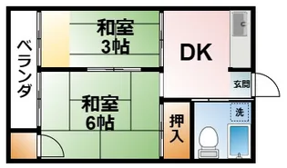 千葉県茂原市茂原【アパート】の間取り